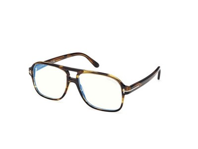 TOM FORD FT6058-B/V 056 Herren Brille Glasbreite 58 mm, Stegbreite 16 mm,