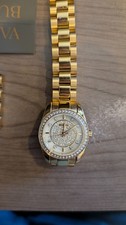 Bulova Classic Gemmed Diamond Stainless Steel Quartz Women's Watch - 98L315