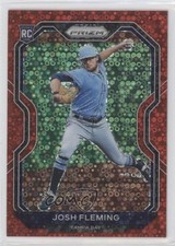2021 Panini Prizm Tier II Red Donut Circle Prizm 29/99 Josh Fleming #108 0i4k