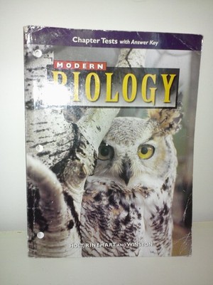 Modern Biology (Chapter Test with Answer Keys)