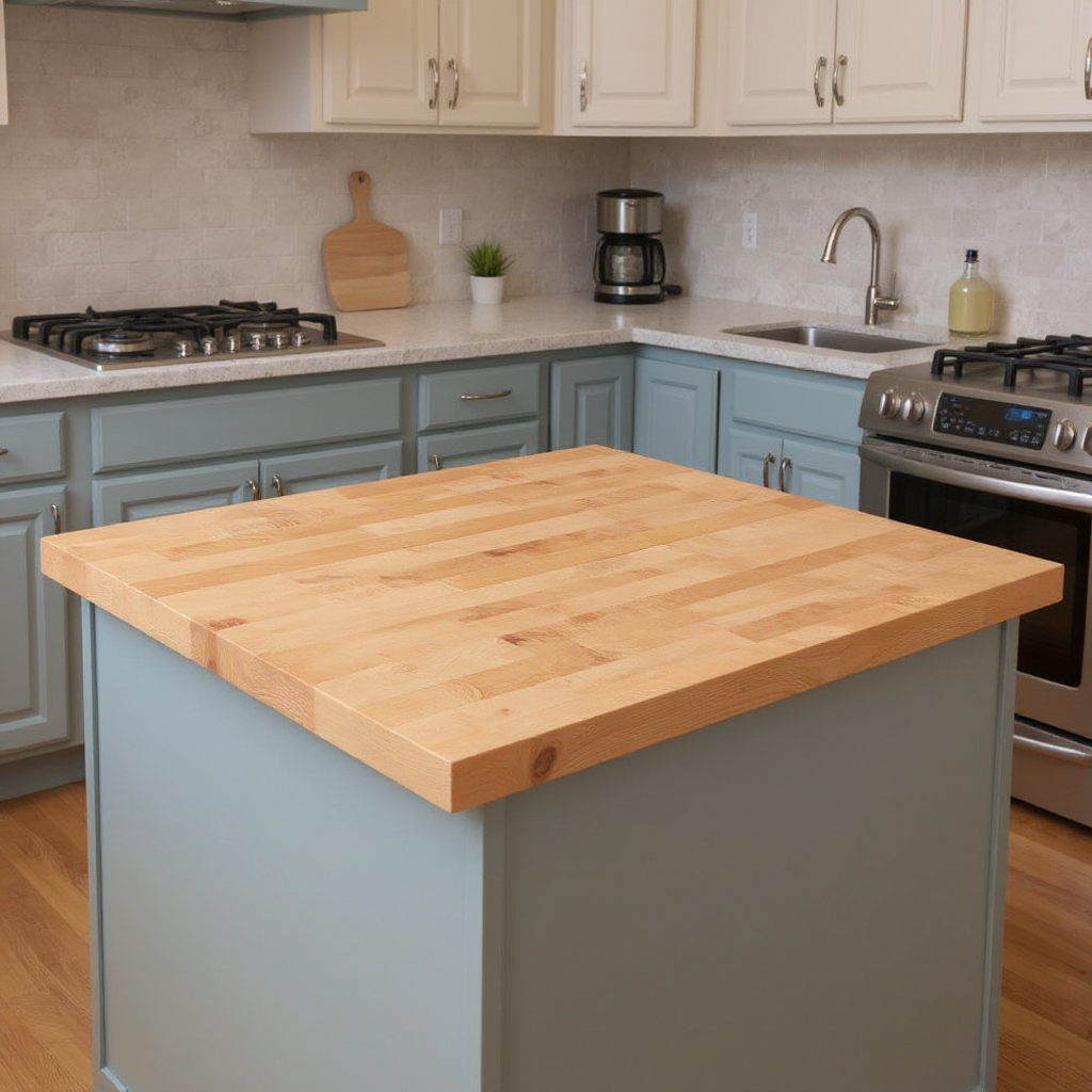 Hardwood Reflections Butcher Block Unfinished Birch Wood