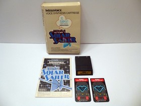 Mattel Intellivision Intellivoice + Tron Solar Sailer + Space Spartans -Untested