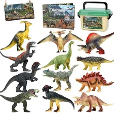 Large Realistic Dinosaur Toys Animal Action Figure Toys Play Set for Children