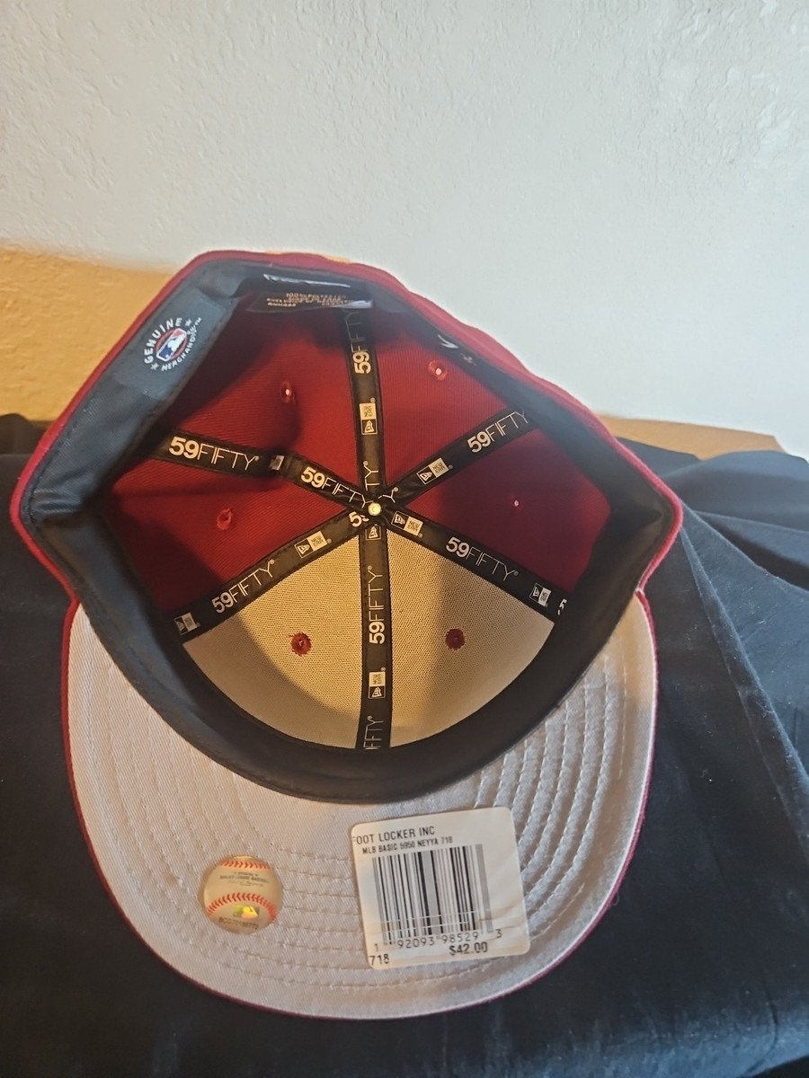 Casquette New Era 59FIFTY New York Yankees - Bordeaux (Maroon), Taille 7 3/8