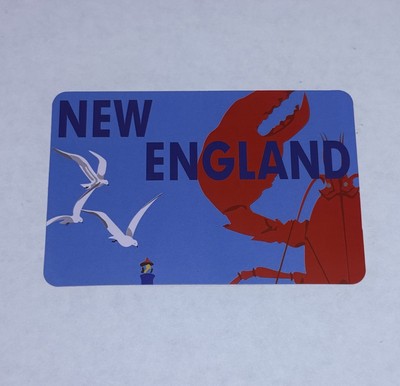 New England Sticker Lobster Art Decal Vinyl USA Travel Souvenirs 4  Journal P2