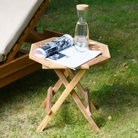 Beistelltisch 50 Cm Klappbar Frisia Aus Teakholz Garten MöBel Wohnfreuden