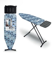 Tower T873001BLK Oversize Ironing Board with Adjustable Height, Smooth