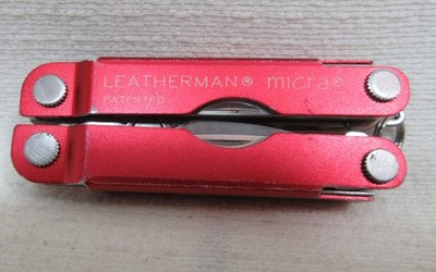 Leatherman Micra Multi-Tool Knife, Scissors Red