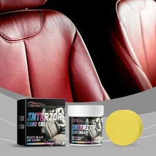 Leather Care Cream for Car Interior Deep Cleaning & Conditioning, Restore Shine