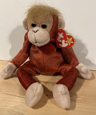 TY Beanie Babies Beanie Buddies 1999 Schweetheart Orang-Utan 1999 Vintage Dyed
