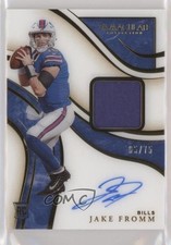 2020 Panini Immaculate Signature Rookie 5/75 Jake Fromm #ISP6 Patch Auto 1zq