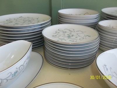 Very Gently Used Vintage Noritake Alicia 76 Pc. Service for 10