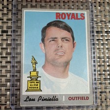Topps 1969 #321 Lou Piniella Kansas City Royals Rookie All-Star Rookie Card. rookie card picture