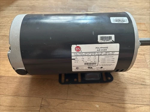 P63TYED-4992 Polyphase Air Over Blower Motor 3ph Rpm 1750 460v New
