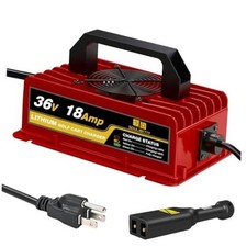36V 18AMP Volt Golf Cart Charger, EZGO TXT Lithium Golf Cart Battery Charger