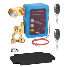 Remote Battery Disconnect Switch 12V 240A Battery Kill Switch For Auto RV ATV