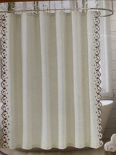 Envogue Holiday Reindeer TREE Cotton Fabric Shower Curtain 72x72  A Quality New