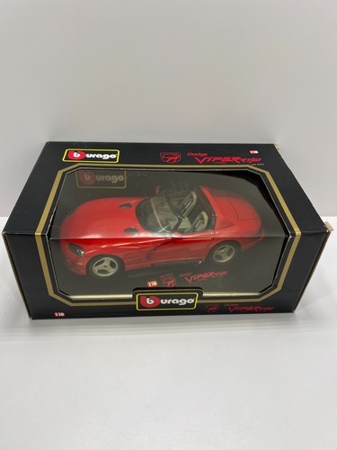 Burago 1/18 1992 Dodge Viper RT/10 Model Die Cast Car Collectable Red Code: 3025 - Picture 2 of 21