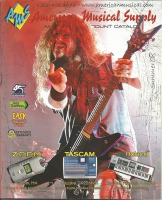 PANTERA = Summer 2008 ''Dimebag'' American Music Supply Catalog
