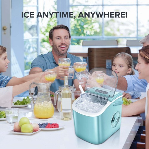 Auseo Countertop Ice Maker Portable Ice Machine with Self-Cleaning 26Lbs/24H - Picture 28 of 46