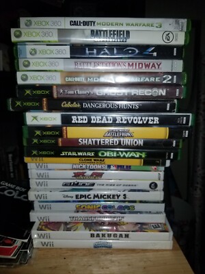 Game Cases Misc (Wii, Xbox, Xbox 360, Sega cd, etc)