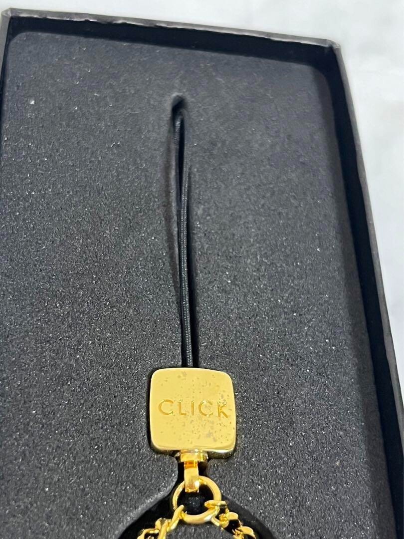 Chanel Lipstick Charm Strap Rouge Allure Gold Black Box Cosmetics