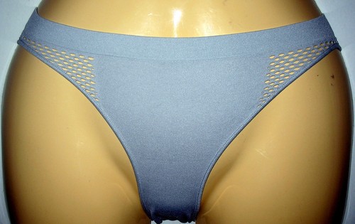 XHILARATION - NEW - X SMALL- GRAY - NYLON STRETCH BIKINI PANTY - Picture 2 of 3