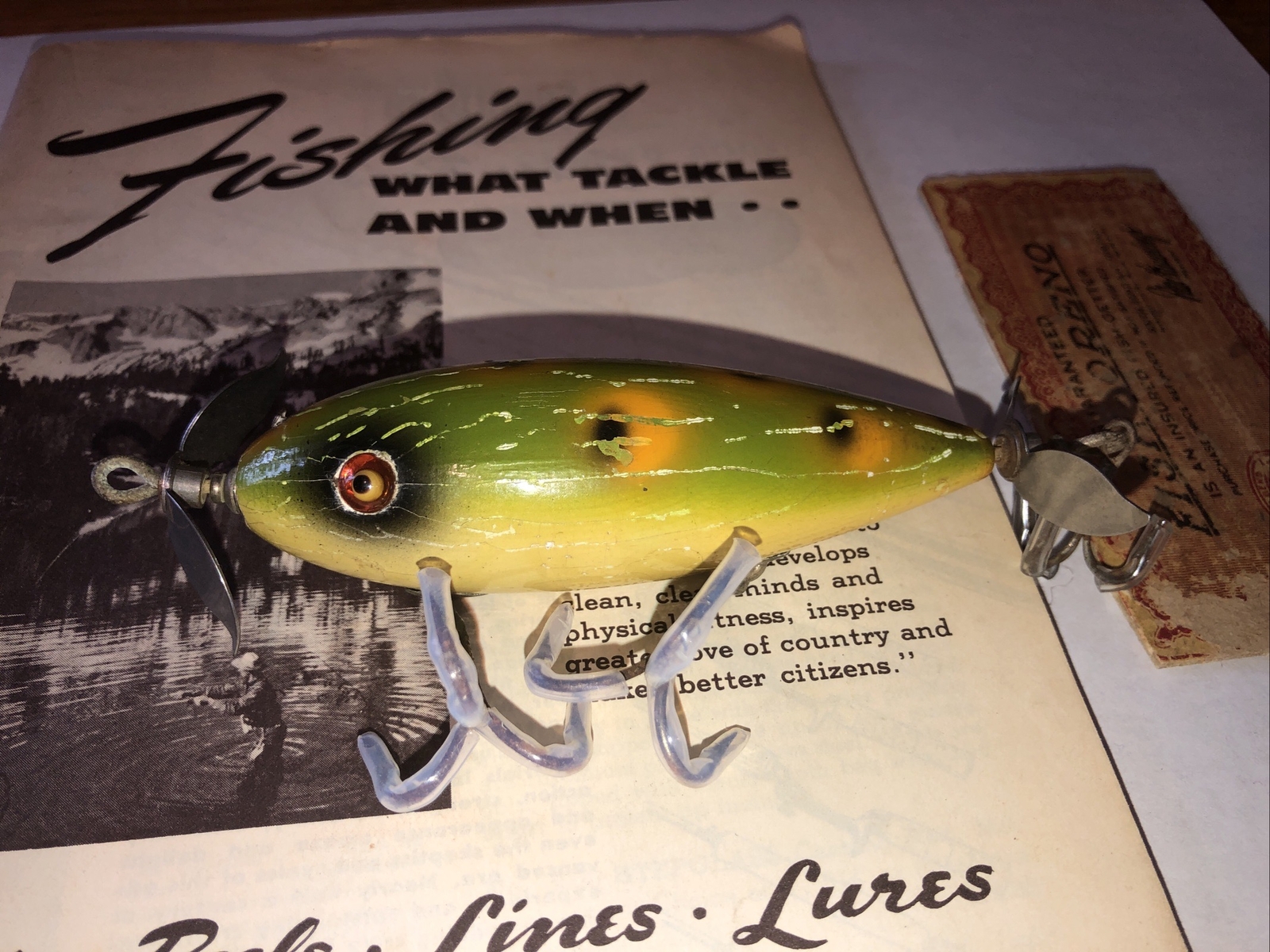 South Bend SurfOreno 963 Frog In Box With Box Insert And Vintage