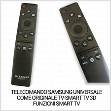 TELECOMANDO SAMSUNG UNIVERSALE COME ORIGINALE TV-SMART TV 3D FUNZIONI SMART TV
