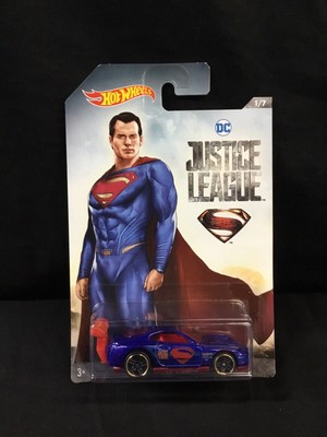 Hot Wheels Justice League SUPERMAN Power Pro Super Tsunami Car Cavill 2017 New
