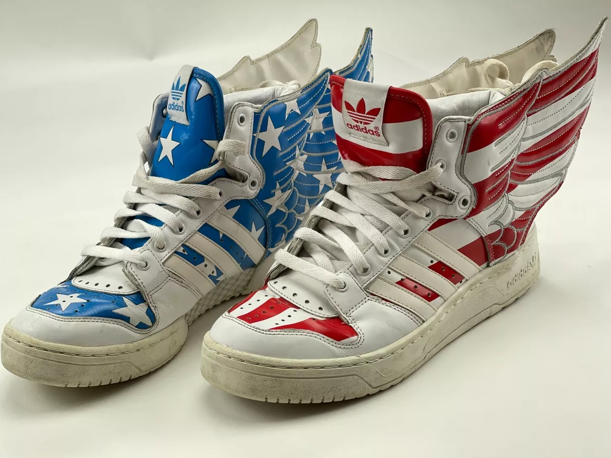 Adidas Jeremy Scott Wings US Stars and Stripes sneakers JS shoes V24619 eBay