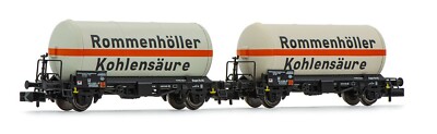 Arnold HN6604 Der DB, Set 2 Waggons Kesselwagen Rommenhöller Skala N 1/160