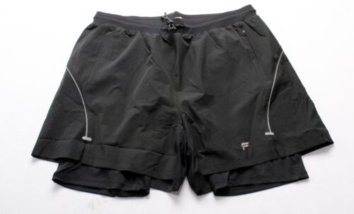 Fabletics Men's The Kadence Lined 5" Inseam Shorts DM3 Black Large NWT