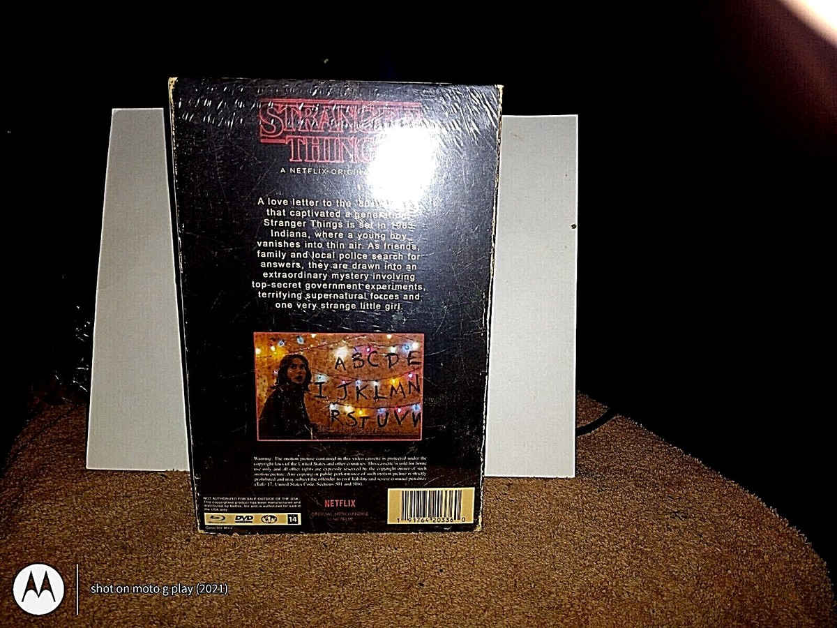 Netflix Stranger Things Season 4-Disc DVD/Blu-Ray Collector's