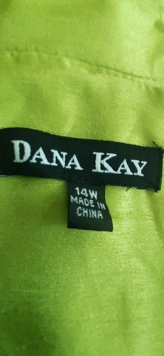 Dana Kay Women's Suit Coat Separates Green Size 14w - 第 4/4 張圖片