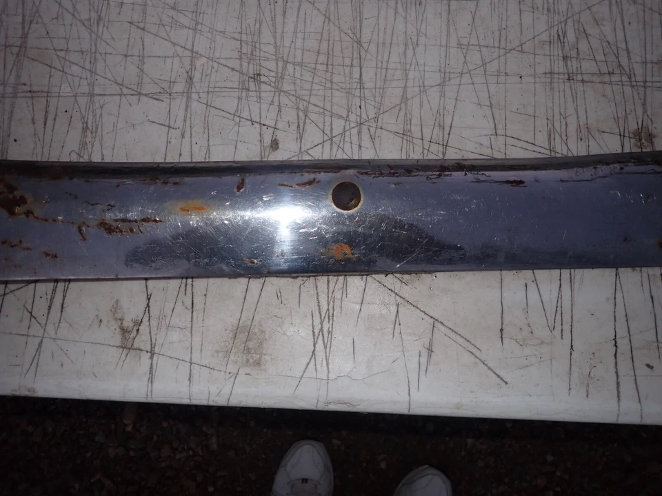 Original 1937 Ford Sedan Delivery Rear Bumper Rare Ford OEM! - Image 4 of 4