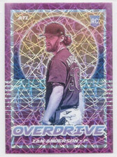 Ian Anderson Atlanta Braves 2021 Chronicles Baseball Overdrive Pink Pulsar RC 14