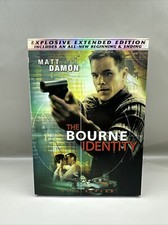 The Bourne Identity DVD, 2002, Full Screen, Extended Edition NEW