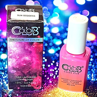 Color Club Mood Changing Nail Polish MP23 Sun Goddess 0.5oz Brand New In Box