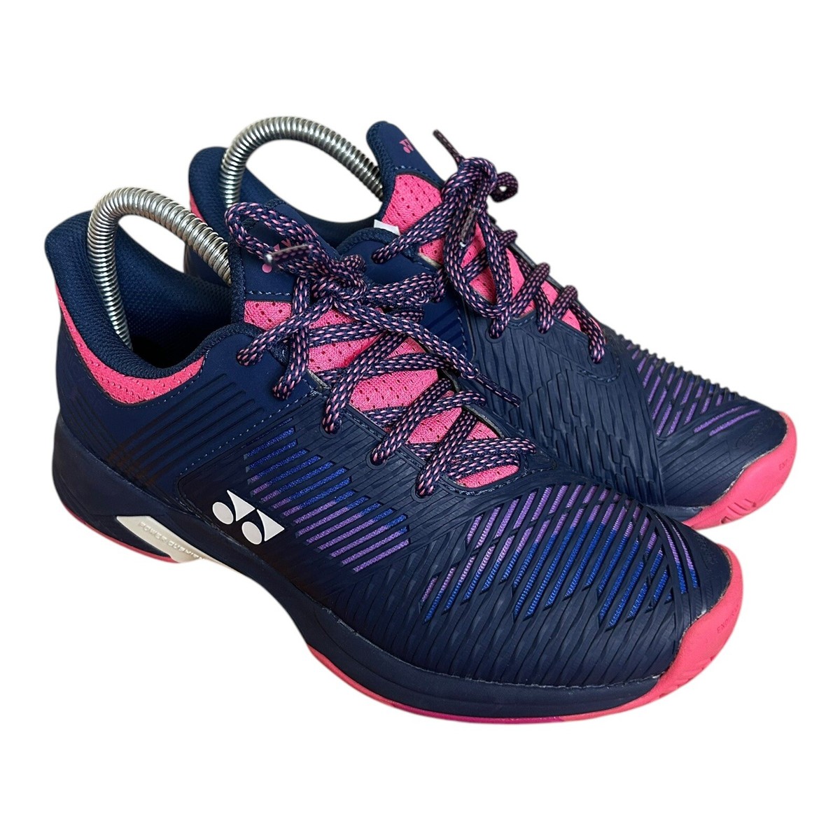 極美品YONEX POWER CUSHION SONICAGE2 赤 26.5 Yonex Power Cushion SONICAGE 2 Tennis Shoes Unisex Navy Red