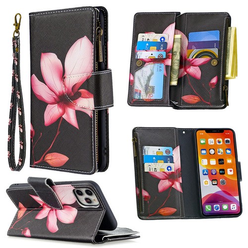 For iPhone 16E SE 2025 Cute Pattern Zipper Leather Flip Wallet Card Case Cover - Picture 27 of 44