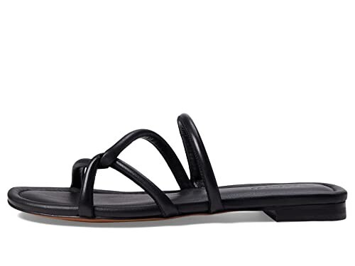 Madewell the Amel Damen-Slipper Größe 5,5 echt schwarz flach Sandalen FZP312 - Bild 2 von 8