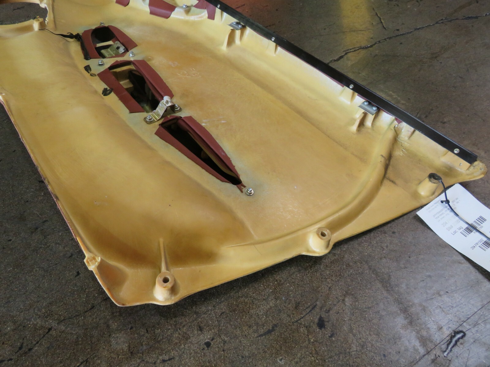 Ferrari 360, Spider, LH, Front Door Panel, Brown, Used, Dmg, P/N 65007600