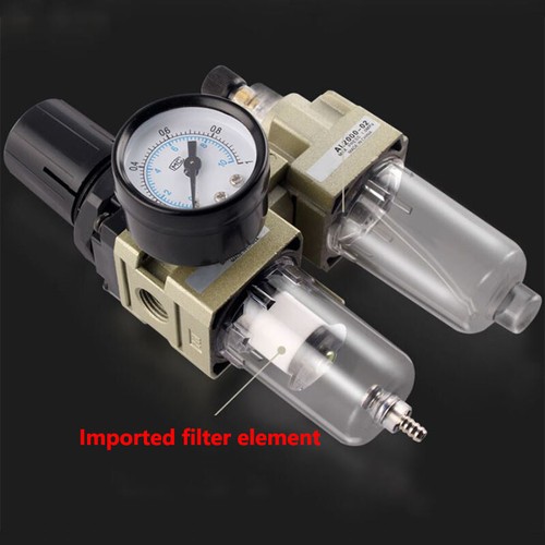AC2010-02/02D Pressure Regulator Oil Moisture Separator Air Compressor Filter - Picture 3 of 8