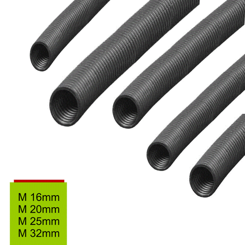 Wellrohr flexibles Wellschlauch Kabel Rohr Isolierrohr Leerrohr  Meterware - Bild 3 von 4