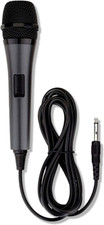 Wired Microphone for Karaoke, Black - Unidirectional Dynamic Vocal Microphone