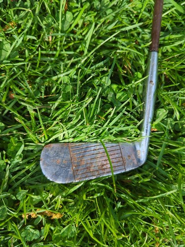 Vintage Olympik Putter 10 Chromium Plate RH Original Shaft Leather Grip - Picture 2 of 8