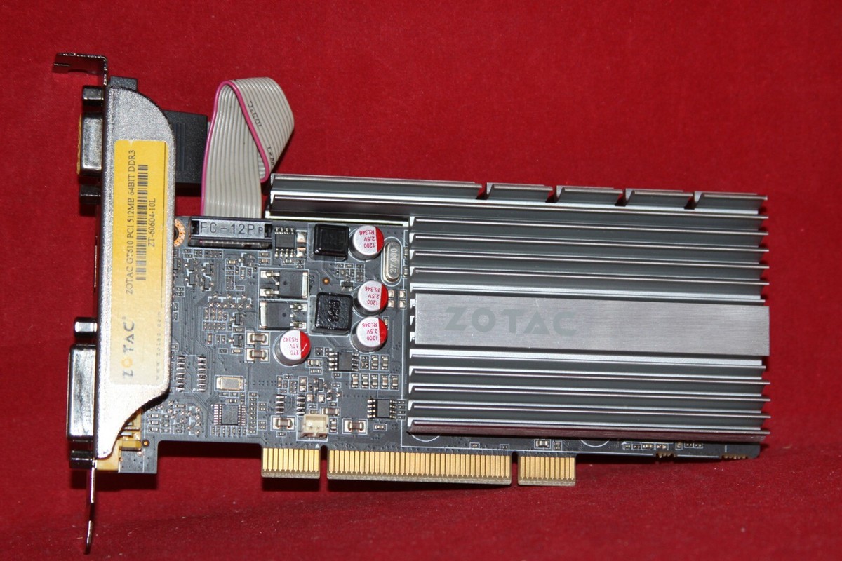 Zotac GeForce GT610 512MB 64BIT DDR3, PCI Graphics Card. (ZT-60604