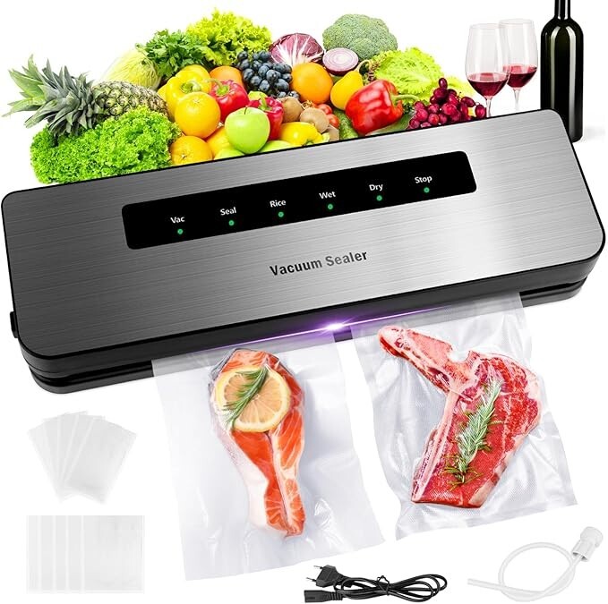 Macchina Sottovuoto Alimenti Multifunzione Professionale Pompa Doppia