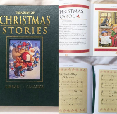 TREASURY OF CHRISTMAS STORIES LIBRARY CLASSICS FILLED WITH STORIES